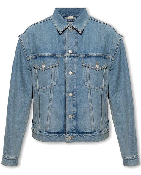 gucci gucci slim-fit washed-denim|genuine gucci denim jacket.